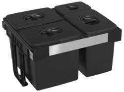 EKOTECH - Beépíthető hulladékgyűjtő FREE JAZZ 60 - 3x26 liter+1x7 liter (93014162605) - ellecishop