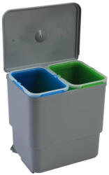 EKOTECH - Beépíthető hulladékgyűjtő SESAMO 45 - 2x8 liter (90124100) - ellecishop