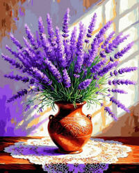 iPicasso Set pictura pe numere, cu sasiu, Lumina din Provence, 40x50 cm (PC40501536)