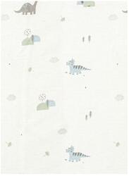 Bimbidreams Бебешки чаршаф с ластик Bimbidreams - Trex, 40 x 80 cm, White/Green (8499000702472) - baby