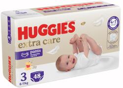 Huggies Scutece chilotel Extra Care Marimea 3 pentru 6-11 kg, 48 bucati, Huggies