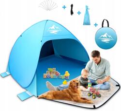  Strand sátor Pop-up Családi 2-4 fő részére Önterülő Kék (B09LYG3HZ1)