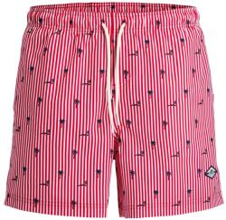 JACK & JONES Costum de baie Jpstmaui Breeze Mini Stripe 12291425 19-1664 TCX true red (12291425 19-1664 TCX true red)