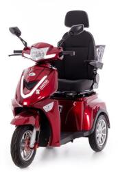 UNIZDRAV Scuter electric cu trei roți CHAMPION pentru seniori - motor puternic de 1000 W, roșu