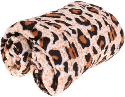TifanTEX Pătură 180x200 cm micropluș JM leopard (Pătură moale din) (6130K2) Patura
