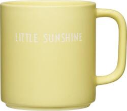 Design Letters Cana cu ureche Favourite Little LITTLE SUNSHINE, galben (20105000LMLITLESUN)