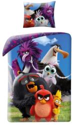 Halantex Lenjerie de pat pentru copii Angry Birds 160x200 + 70x80 cm din bumbac 100% Lenjerii de pat bebelusi‎, patura bebelusi