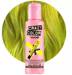Crazy Color 100ml No. 77 - Vopsea de păr Neon Galben Caution (CC48979)