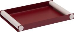 Design Letters Tavă de servire Ray Tray M, burgund (10101703BURPASBEI) Tava