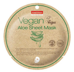 Purederm Mască Vegan cu Aloe Vera 3 în 1 pentru o piele radiantă și hidratată (PD840) Masca de fata