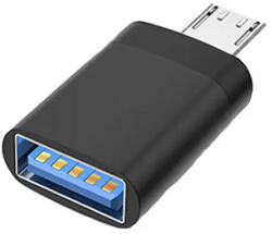 Ezone OTG átalakitó adapter (USB 3.0->MicroUSB ), Fekete