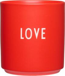 Design Letters Cana Favourite Love & Friendship LOVE roșu (10101002CHTOLOVE)