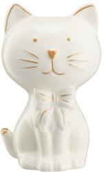 Villa Italia Karol porcelán macska figura, 13, 5 cm (CA111)