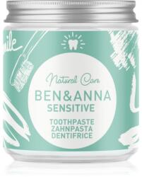 Ben & Anna Natural Toothpaste Sensitive pastă de dinți în borcan de sticlă pentru dinti sensibili 100 ml