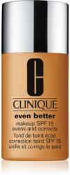Clinique Even Better Makeup SPF 15 Evens and Corrects korrekciós alapozó SPF 15 árnyalat WN 112 Ginger 30 ml