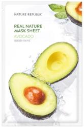 Nature Republic NATURE REPUBLIC Real Nature tápláló maszk avokádó kivonattal 23 ml