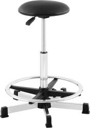Fromm & Starck Munkaszék - 120 kg - Fekete - lábtartó gyűrű - 530 - 800 mm között állítható (STAR_STOOL_01)