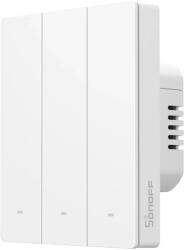 SONOFF Întrerupător inteligent, încastrat, Sonoff ZBM5-3C-80W SwitchMan Zigbee Smart Wall Switch, 3 canale, 10A, Zigbee , Al (6920075743050)