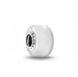 PANDORA 793118C00 Fehér muránói üveg mini charm (Ag 925/1000, 1, 9 g)