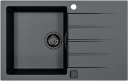 Alveus Cadit chiuvetă din granit 79x50 cm negru 1148159 (1148159) Chiuveta