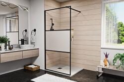 Niagara Wellness Fanny black Walk-In zuhanyfal 100 cm