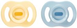 Tommee Tippee Suzete ortodontice Tommee Tippee - Ultra Light Stay Put, 6-18 luni, galben/albastru (433595)