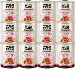  Wild Farm WILD FARM PURE MONO Sertéshúsos Alma és Quinoa 12x800g monoprotein kutyatáp