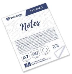Victoria Office Blocnotes, A7, 5x50 coli, transparent, VICTORIA OFFICE, 250 coli
