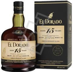 El Dorado 15 Years Rum DD. [0, 7L|43%]