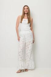 BIZUU pantaloni pentru femei LAVENDOU PPY2-SPDZZH_01X (LAVENDOU.KREMOWY)