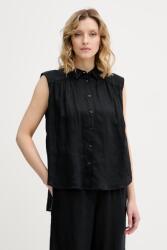 Benetton cămașă pentru femei, din in PPY2-KDD0CJ_99X (5BMLDQ0E0)