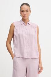 Benetton cămașă pentru femei, din in PPY2-KDD0CJ_30X (5BMLDQ0E0)