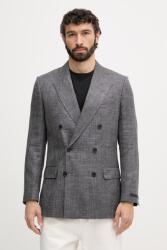 BOSS sacou cu două rânduri de nasturi pentru bărbați, cu lână X DAVID BECKHAM PPY2-KZM019_90X (50563790)