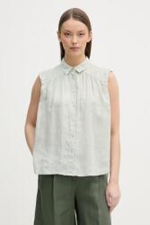 Benetton cămașă pentru femei, din in PPY2-KDD0CJ_07X (5BMLDQ0E0)