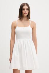 Tommy Hilfiger rochie evazată din bumbac PPY2-SUD1BU_01X (DW0DW22352)