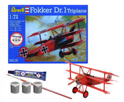 Revell Kit de pornire Avion 74116 - Triplan Fokker DR. 1 (1: 72)