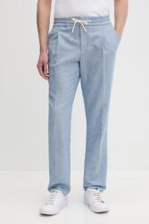 HUGO BOSS pantaloni slim fit pentru bărbați, cu amestec de in Getlin251F3 PPY2-SPM0IF_55X (50559695)