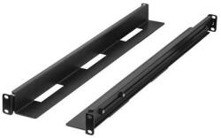 Lanberg 650-1090 mm állítható rack sín készlet , 1U, fekete (AK-1902-B) - wincity