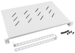 Lanberg 19" fix polc/tálca 1U/483x300mm 25kg maximum terhelhetőség szürke (AK-1004-S) - wincity