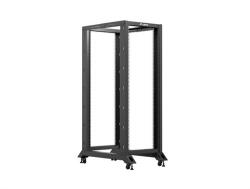 Lanberg 19" 32U 600x1000 szabadon álló rack keret, fekete (OR01-6032-B) - wincity