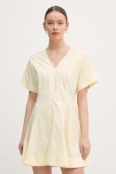Calvin Klein rochie evazată din bumbac cu elastan PPY2-SUD12M_10X (LV047F003G)