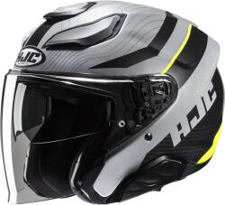 HJC Cască de motocicletă deschisă HJC F31 Naby MC3HSF gri-negru-galben-fluo (HJC1633730)