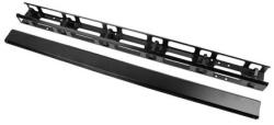 Lanberg Függőleges kábelvezető csatorna 22U 19" szabadon álló szekrényhez 2db, fekete (AK-1212-B) - wincity