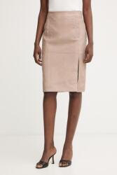 Pinko fustă din piele PPY2-SDD05F_08X (106230.A31X)