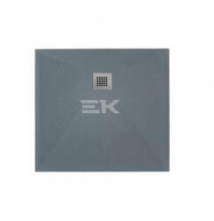 Aquatrend Zuhanytálca, West Zara 90x90 cm, gris