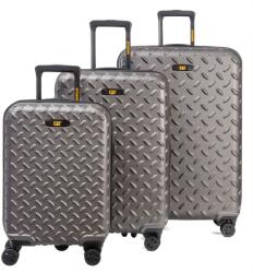 Caterpillar Set 3 trollere CATERPILLAR Industrial Plate, 35L, 59L, 92L, ABS - titanium (CAT-84758-336) - pcone Valiza