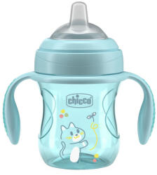 Chicco Transition Teal Tanulópohár Fülekkel 4 Hónapos Kortól - Kényelmes Első Ivástanuláshoz