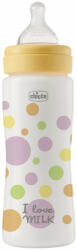 Chicco Perfect Easy Cumisüveg 330ml Gyors Szilikon Áramlással Lányoknak 4 Hónapos Kortól - Praktikus Napi Használathoz