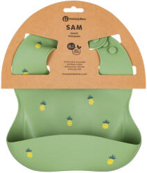 Petite & Mars Take&Match Sweet Pineapples Szilikon Előke 6 Hónapos Kortól - Vidám és Könnyen Tisztítható Babaetetéshez