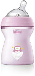 Chicco Natural Feeling Cumisüveg Kislányoknak 250ml 2 Hónapos Kortól - Természetesebb Etetési Élményhez